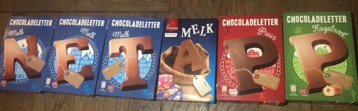 chocolade letters